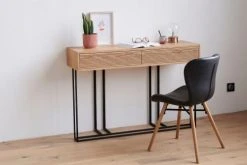 Hellin Consoles Et Drapiers Console En Bois Et Métal 2 Tiroirs RAYNART -Marquee Magasin console en bois et metal 2 tiroirs raynart 2