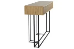 Hellin Consoles Et Drapiers Console En Bois Et Métal 2 Tiroirs RAYNART -Marquee Magasin console en bois et metal 2 tiroirs raynart 4