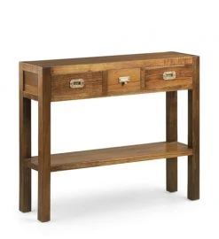 MOYCOR Consoles Et Drapiers Console En Bois Marron L 95cm