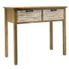 Aubry Gaspard Consoles Et Drapiers Console En Bois Naturel Et Cérusé Ancenia -Marquee Magasin console en bois naturel et ceruse ancenia