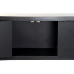 Wadiga Consoles Et Drapiers Console En Bois Noir Style Oriental 95x24x79cm -Marquee Magasin console en bois noir style oriental 95x24x79cm 2