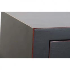 Wadiga Consoles Et Drapiers Console En Bois Noir Style Oriental 95x24x79cm -Marquee Magasin console en bois noir style oriental 95x24x79cm 4