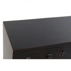 Wadiga Consoles Et Drapiers Console En Bois Noir Style Oriental 95x24x79cm -Marquee Magasin console en bois noir style oriental 95x24x79cm 5