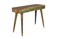 Dutchbone Consoles Et Drapiers Console En Bois Plaqué Laiton L110 -Marquee Magasin console en bois plaque laiton l110 3