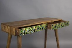 Dutchbone Consoles Et Drapiers Console En Bois Plaqué Laiton L110 -Marquee Magasin console en bois plaque laiton l110 4