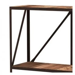 Rendez Vous Déco Consoles Et Drapiers Console En Bois Recyclé Et Métal -Marquee Magasin console en bois recycle et metal 3