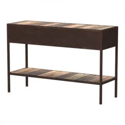 Rendez Vous Déco Consoles Et Drapiers Console En Bois Recyclé Et Métal 3 Tiroirs 12 Rendez Vous Déco Consoles Et Drapiers Console En Bois Recyclé Et Métal 3 Tiroirs -Marquee Magasin console en bois recycle et metal 3 tiroirs 4