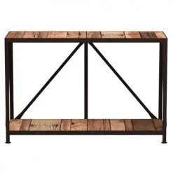 Rendez Vous Déco Consoles Et Drapiers Console En Bois Recyclé Et Métal -Marquee Magasin console en bois recycle et metal 4