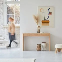 Tikamoon Consoles Et Drapiers Console En Chêne Massif