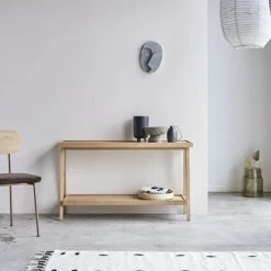 Tikamoon Consoles Et Drapiers Console En Chêne Massif