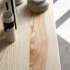 Tikamoon Consoles Et Drapiers Console En Frêne Olivier Massif Français -Marquee Magasin console en frene olivier massif francais 2