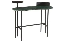 Hellin Consoles Et Drapiers Console En Marbre Et Métal Noir L110 -Marquee Magasin console en marbre et metal noir l110 2