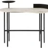 Hellin Consoles Et Drapiers Console En Marbre Et Métal Noir L110 -Marquee Magasin console en marbre et metal noir l110 6