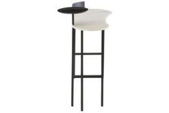 Hellin Consoles Et Drapiers Console En Marbre Et Métal Noir L110 -Marquee Magasin console en marbre et metal noir l110 8