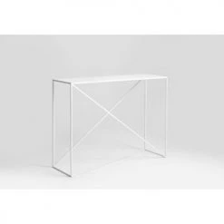 Custom Form Consoles Et Drapiers Console En Métal Blanc L100cm -Marquee Magasin console en metal blanc l100cm 2