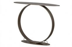 Bepurehome Consoles Et Drapiers Console En Métal Champagne -Marquee Magasin console en metal champagne 3