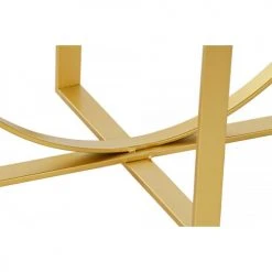 Wadiga Consoles Et Drapiers Console En Métal Doré Et Plateau En Verre Géométrie 100x35x78cm -Marquee Magasin console en metal dore et plateau en verre geometrie 100x35x78cm 2