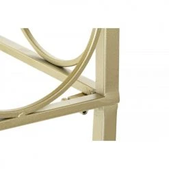 Wadiga Consoles Et Drapiers Console En Métal Doré Et Plateau Miroir 120x40x81cm -Marquee Magasin console en metal dore et plateau miroir 120x40x81cm 2