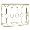 Wadiga Consoles Et Drapiers Console En Métal Doré Et Plateau Miroir L106cm -Marquee Magasin console en metal dore et plateau miroir l106cm