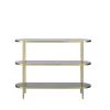 Bepurehome Consoles Et Drapiers Console En Métal Et Verre 120x38cm Laiton -Marquee Magasin console en metal et verre 120x38cm laiton