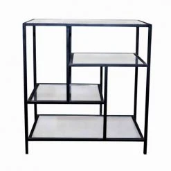 Passage Vernet Consoles Et Drapiers Console En Métal Et Verre Noir