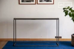 PIB Consoles Et Drapiers Console En Métal Gris Et Marbre Blanc -Marquee Magasin console en metal gris et marbre blanc 5