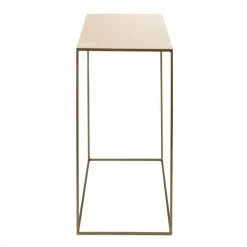 Zago Consoles Et Drapiers Console En Métal Ivoire Et Laiton De 100 Cm Olia -Marquee Magasin console en metal ivoire et laiton de 100 cm olia 2