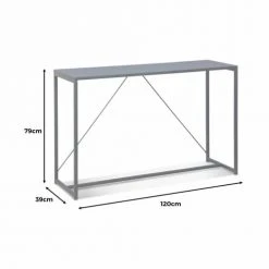 Alice's Garden Consoles Et Drapiers Console En Métal Noir 120 X 39 X 79cm -Marquee Magasin console en metal noir 120 x 39 x 79cm 5