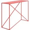 Custom Form Consoles Et Drapiers Console En Métal Rouge L100cm -Marquee Magasin console en metal rouge l100cm