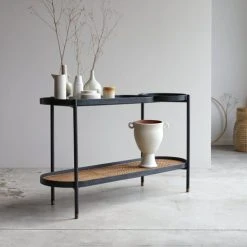 Tikamoon Consoles Et Drapiers Console En Mindi Et Cannage -Marquee Magasin console en mindi et cannage 3