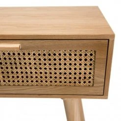 MACABANE Consoles Et Drapiers Console En Pin Couleur Naturelle 2 Tiroirs Cannage -Marquee Magasin console en pin couleur naturelle 2 tiroirs cannage 3