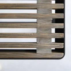 Tikamoon Consoles Et Drapiers Console En Pin Massif Et Métal -Marquee Magasin console en pin massif et metal 2