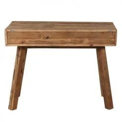 Grenier Alpin Consoles Et Drapiers Console En Pin Recyclé 2 Tiroirs -Marquee Magasin console en pin recycle 2 tiroirs 3