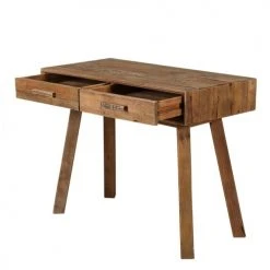 Grenier Alpin Consoles Et Drapiers Console En Pin Recyclé 2 Tiroirs -Marquee Magasin console en pin recycle 2 tiroirs 4