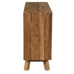 Grenier Alpin Consoles Et Drapiers Console En Pin Recyclé 4 Niches Et 2 Tiroirs -Marquee Magasin console en pin recycle 4 niches et 2 tiroirs 2