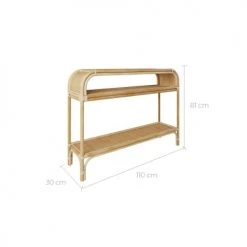 Rendez Vous Déco Consoles Et Drapiers Console En Rotin 2 étagères 10 Rendez Vous Déco Consoles Et Drapiers Console En Rotin 2 étagères -Marquee Magasin console en rotin 2 etageres 2
