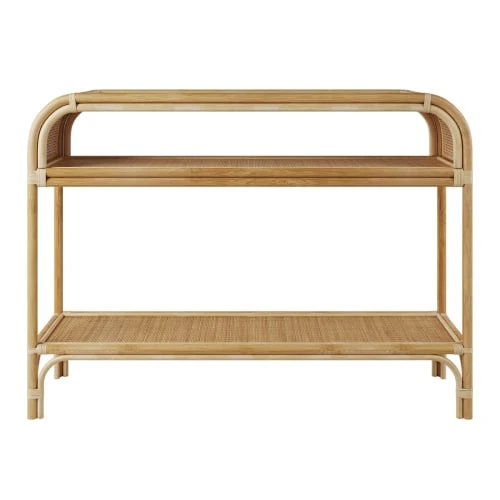 Rendez Vous Déco Consoles Et Drapiers Console En Rotin 2 étagères 8 Rendez Vous Déco Consoles Et Drapiers Console En Rotin 2 étagères – Image 6