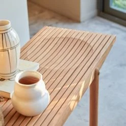 Tikamoon Consoles Et Drapiers Console En Teck Massif -Marquee Magasin console en teck massif 24