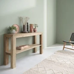Bois Dessus Bois Dessous Consoles Et Drapiers Console En Teck Recyclé -Marquee Magasin console en teck recycle 2