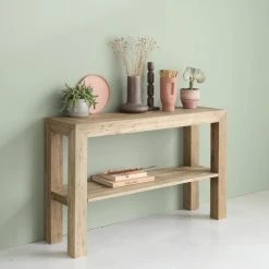Bois Dessus Bois Dessous Consoles Et Drapiers Console En Teck Recyclé -Marquee Magasin console en teck recycle 3