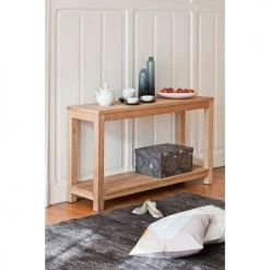 Kok Maison Consoles Et Drapiers Console En Teck Recyclé Marron -Marquee Magasin console en teck recycle marron 3