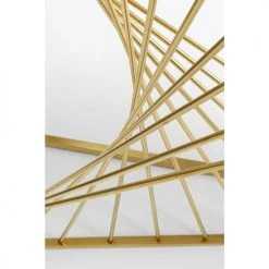 Kare Design Consoles Et Drapiers Console En Verre Effet Marbre Et Acier Doré -Marquee Magasin console en verre effet marbre et acier dore 3