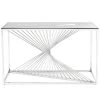 Kare Design Consoles Et Drapiers Console En Verre Et Acier Chromé -Marquee Magasin console en verre et acier chrome