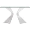 Kare Design Consoles Et Drapiers Console En Verre Et Acier Chromé -Marquee Magasin console en verre et acier chrome 5