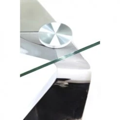 Kare Design Consoles Et Drapiers Console En Verre Et Acier Chromé -Marquee Magasin console en verre et acier chrome 9