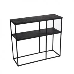 Drawer Consoles Et Drapiers Console Indoor Et Outdoor 1 Niche En Métal 90x30cm Noir -Marquee Magasin console indoor et outdoor 1 niche en metal 90x30cm noir 1