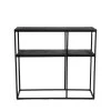 Drawer Consoles Et Drapiers Console Indoor Et Outdoor 1 Niche En Métal 90x30cm Noir -Marquee Magasin console indoor et outdoor 1 niche en metal 90x30cm noir