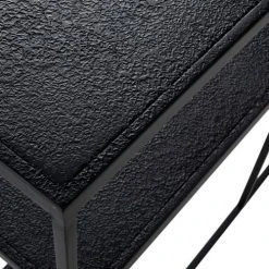 Drawer Consoles Et Drapiers Console Indoor Et Outdoor 1 Niche En Métal 90x30cm Noir -Marquee Magasin console indoor et outdoor 1 niche en metal 90x30cm noir 2