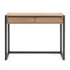Calicosy Consoles Et Drapiers Console Industrielle 2 Tiroirs L100 Cm - Décor Bois Clair -Marquee Magasin console industrielle 2 tiroirs l100 cm decor bois clair
