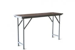 PIB Consoles Et Drapiers Console Industrielle En Teck Marron